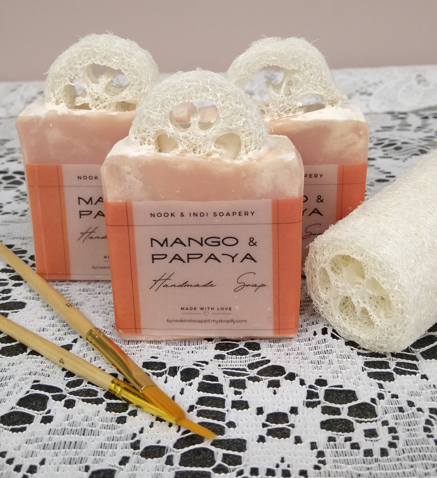 LUFFA SOAP MADE WITH COCONUT OIL