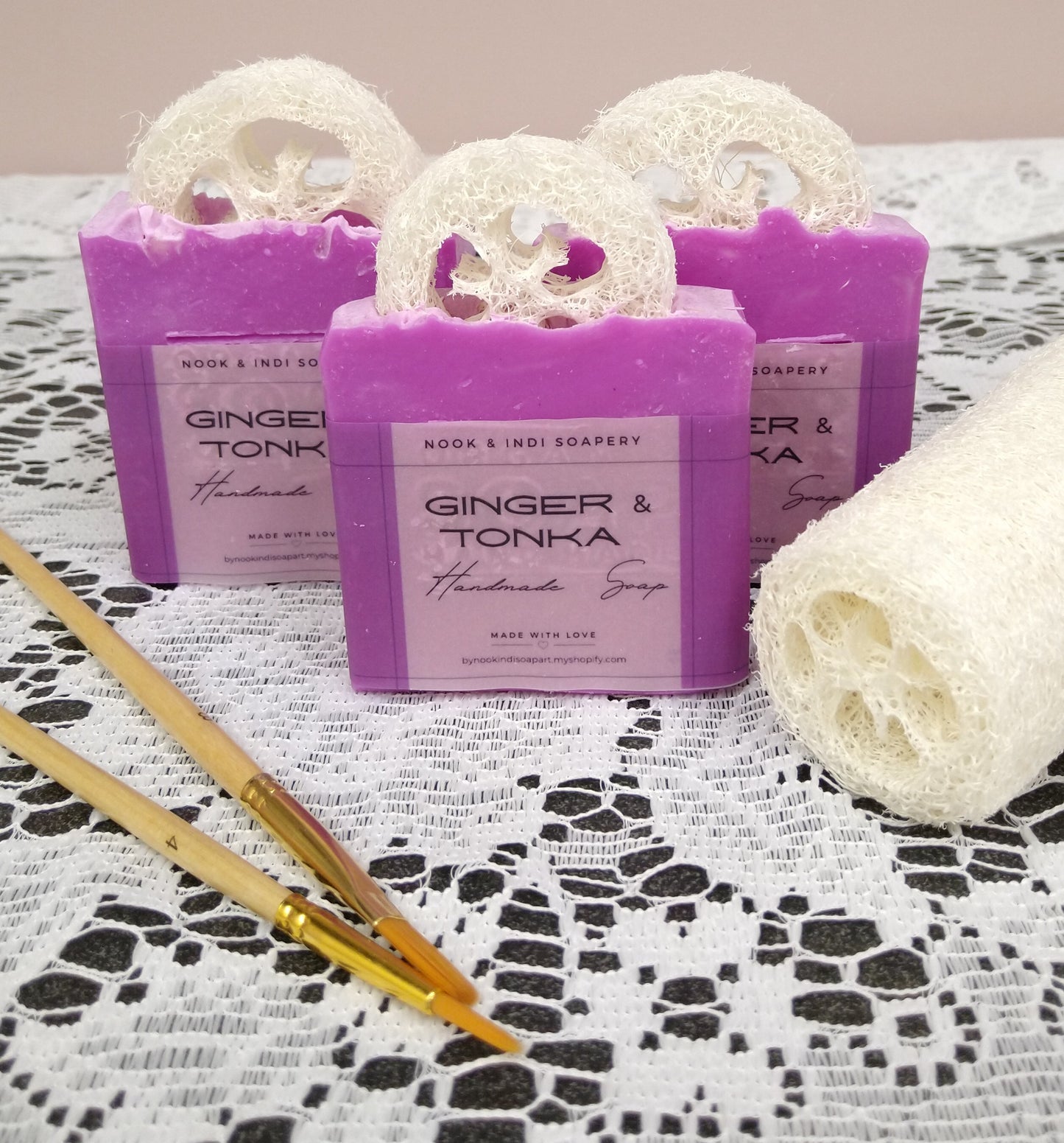 LUFFA SOAP MADE WITH COCONUT OIL