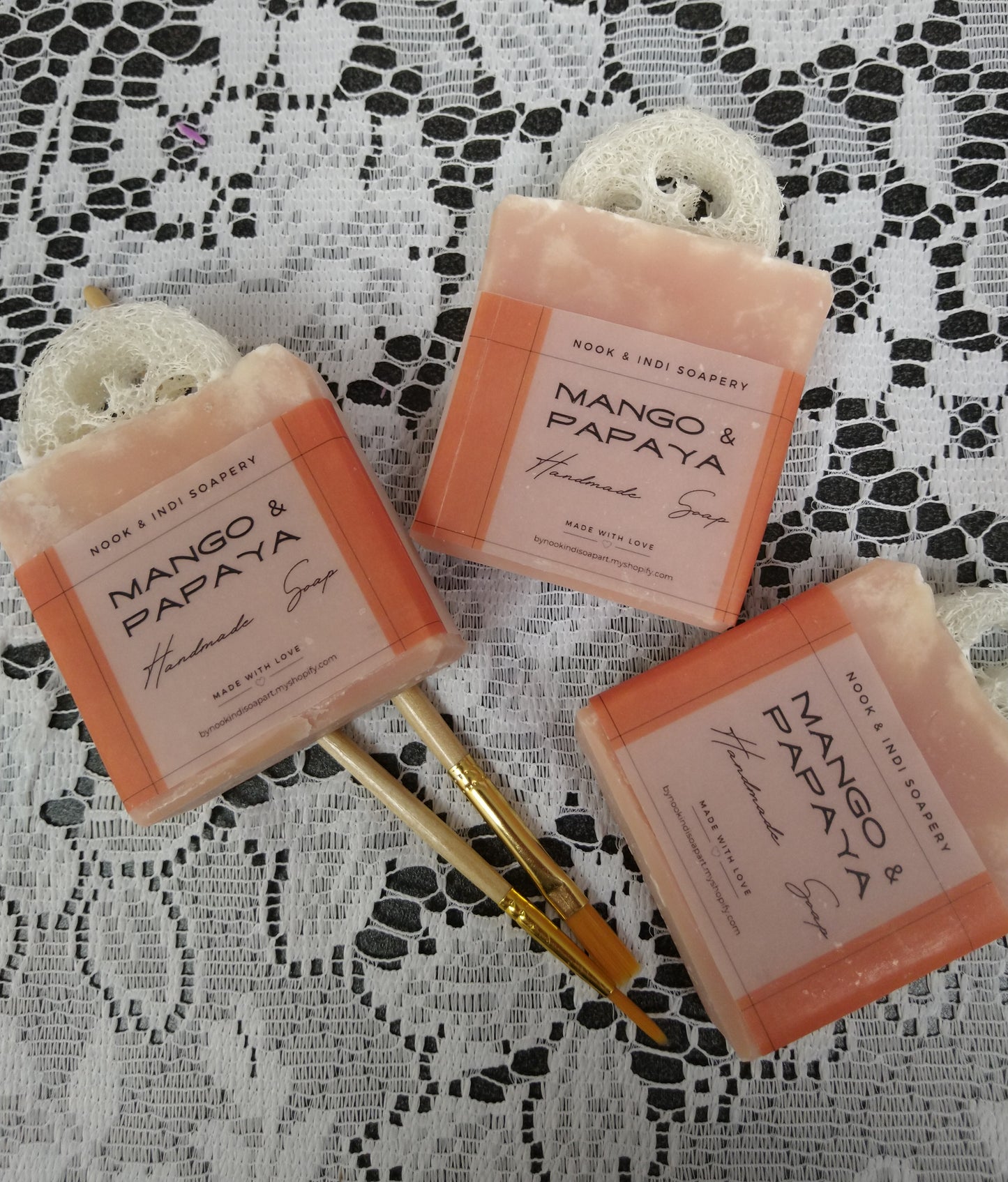 LUFFA SOAP MADE WITH COCONUT OIL